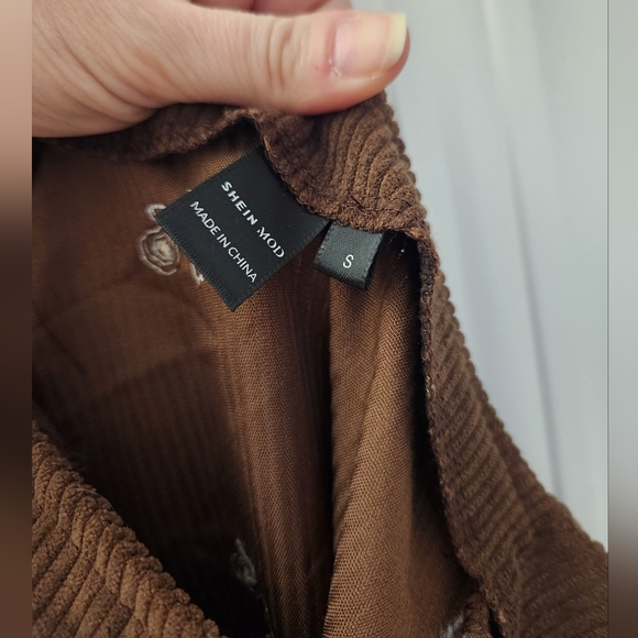 💌Brown Corduroy Dress - Picture 3 of 4